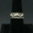 HAM DOLPHIN VINTAGE ESTATE 925 STERLING SILVER WOMEN'S RING SIZE 7.5