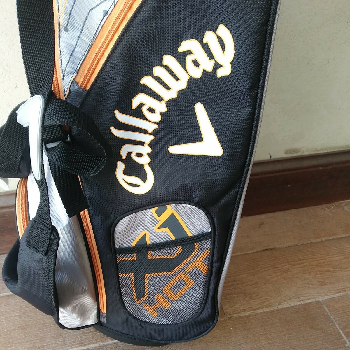 Callaway XJ Hot Junior Golf Stand Bag Orange/Black/Gray Bag