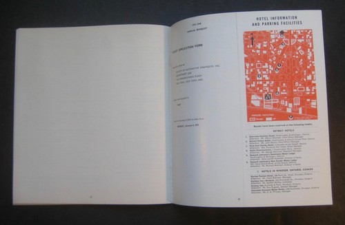 1971 Reunión Anual de la Sociedad SAE de Ingenieros Automotrices, Inc. Programa - Imagen 7 de 8