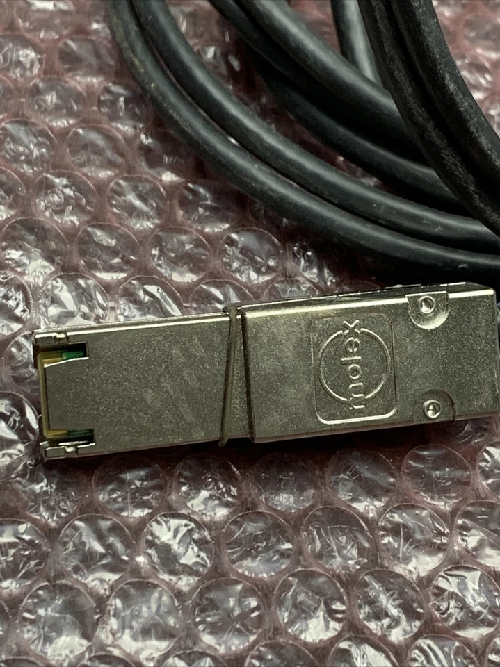 Б/у кабель Molex 1110683202 iPass x4 MiniSAS HD-MiniSAS 2.0, 2.0 м, 28AWG SAS - Изображение 3 из 4