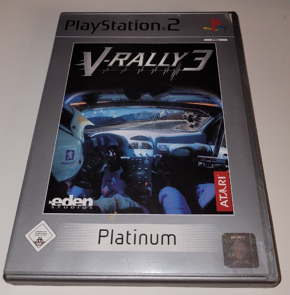 Sony PlayStation 2/PS2 - V-Rally 3 - Platinium - Allemand - Bon État