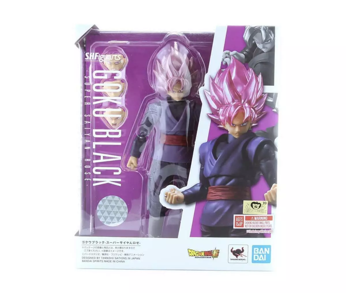 Bandai S.H.Figuarts Dragon Ball Super Goku Black Super Saiyan Rose Figure