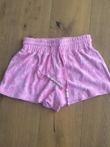 NWT Forever 21 Barbie Shorts Terry Cloth PINK sz M - Picture 2 of 4