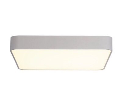 SLV MEDO 60 SQUARE ceiling light, square, silver-grey, 4xT5 24W 133824