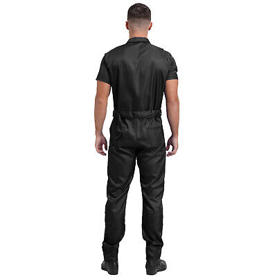 Men's Overalls Short Sleeve Zip Up Coverall Work Jumpsuit Men's Overalls Short Sleeve Zip Up Coverall Work Jumpsuit