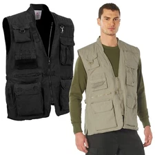 Safari Outback Vests -18 Pocket Outdoor Fishing Vest Hiking Camping Vests