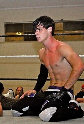 Shirtless Male Handsome Dude Pro Wrestler Young Jock Sports Ring PHOTO ...