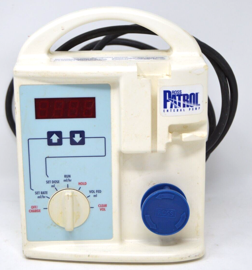 Ross Abbott Patrol Enteral Flexiflo Tube Feeding Portable Pump w/ IV