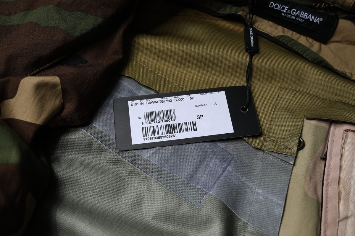 Dolce & Gabbana カモフラージュ ミリタリージャケット XL s-l400.jpg