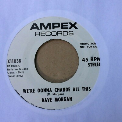 DAVE MORGAN - WE'RE GONNA CHANGE ALL THIS - 7''-SINGLE - US 1971 - PROMO (18)