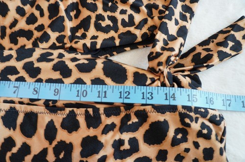 CITY CHIC Bathers Plus Size S / 16 One Piece Swimwear Swim Suit Leopard Print - Picture 4 of 19