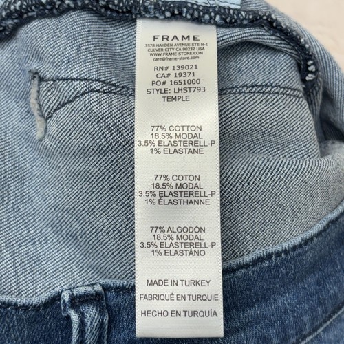Frame Damen Le High Straight Jeans Größe 27 Blau Denim C022 -12 - Bild 12 von 19