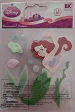 EK Success Disney Dimensional Sticker Little Mermaid Original Ariel w Sea life