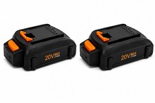 2-Pack 20V MAX 4.0Ah Lithium-Ion Replacement Batteries Compatible with WORX