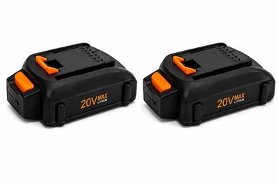 2-Pack 20V MAX 4.0Ah Lithium-Ion Replacement Batteries Compatible with WORX