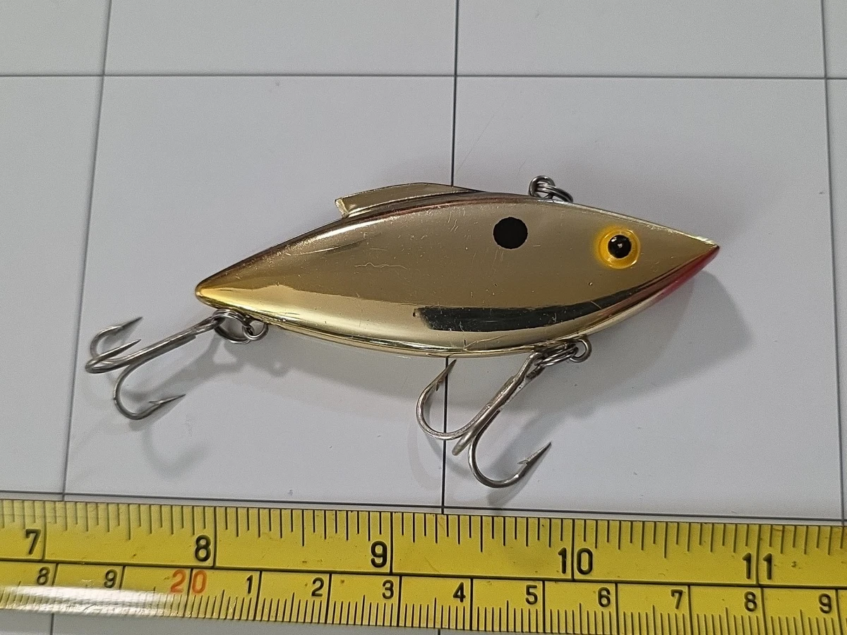 Vieux Leurre Bill Lewis Rat-L-Trap, Argent Et Bleu, Taille 3, état Correct