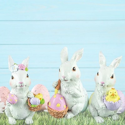 Easter Egg Hunt Bunny Figurine 65422