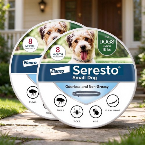 2PACK Adjustable Small Dog Collar Soft Durable Comfortable Heavy Duty Pet Collar
