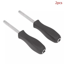 2 Pack 6" 1/4" Drive Spinner Screwdriver Handle Socket Nut Driver Extension Tool