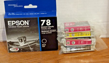 Genuine Epson 78 Printer Ink Cartridge Set 2 of T0781 /2 of T0783 / 1 of T0784