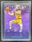 2019-20 Panini Origins LeBron James Purple FOTL Auto Autograph #/21 Lakers