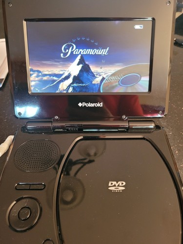 Polaroid 7" Portable DVD Player PDVD-318 Black **Tested**