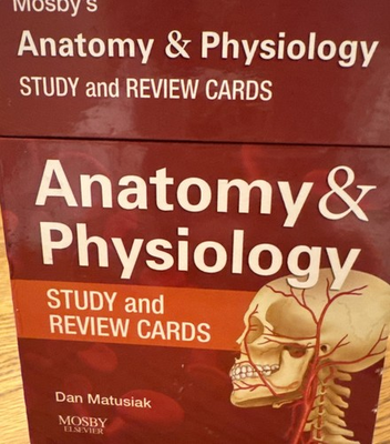 #ad #ad Mosby#x27;s Anatomy and Physiology Study and Review Cards by Matusiak Leitner Method $13.99