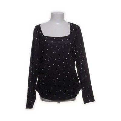 Emery Rose, Langarmshirt, Größe: 1XL, Schwarz/Weiß, Elasthan/Polyester #p7u