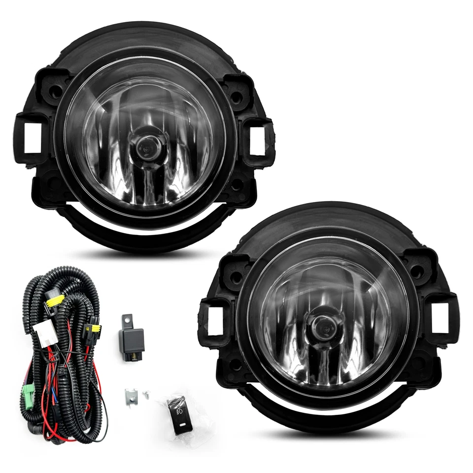 For Nissan Frontier 2005-2019 Front Bumper Clear Fog Light Lamp W/ Bracket&bulbs Foto 4 de 4