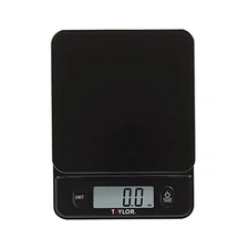 Taylor 11 lb Glass Food Scale, Accurate Measurement in Grams & Ounces