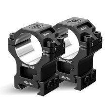 7075 Series Aluminum 30mm 34mm 1 inch Scope Rings, High Precision Pre-lapped