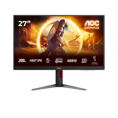 AOC 27G4HA 27 Zoll - Gaming Monitor Fast IPS Panel, FHD, 200 Hz, 1 ms, HDR10, HD