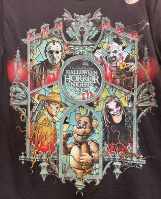 Universal Halloween Horror Nights HHN 2025 IP Houses Art Frame