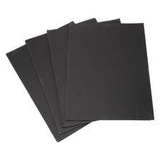 4 Pcs Corrugated Plastic Signs, 4mm 16 x 12 Inch Black Corrugated Plastic Sheet