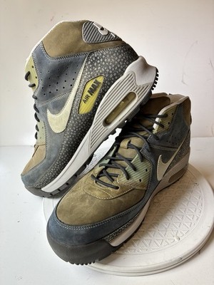 RARE! Nike Air Max 90 Sneaker Boot Safari Print 316339-201 12M Bad Box