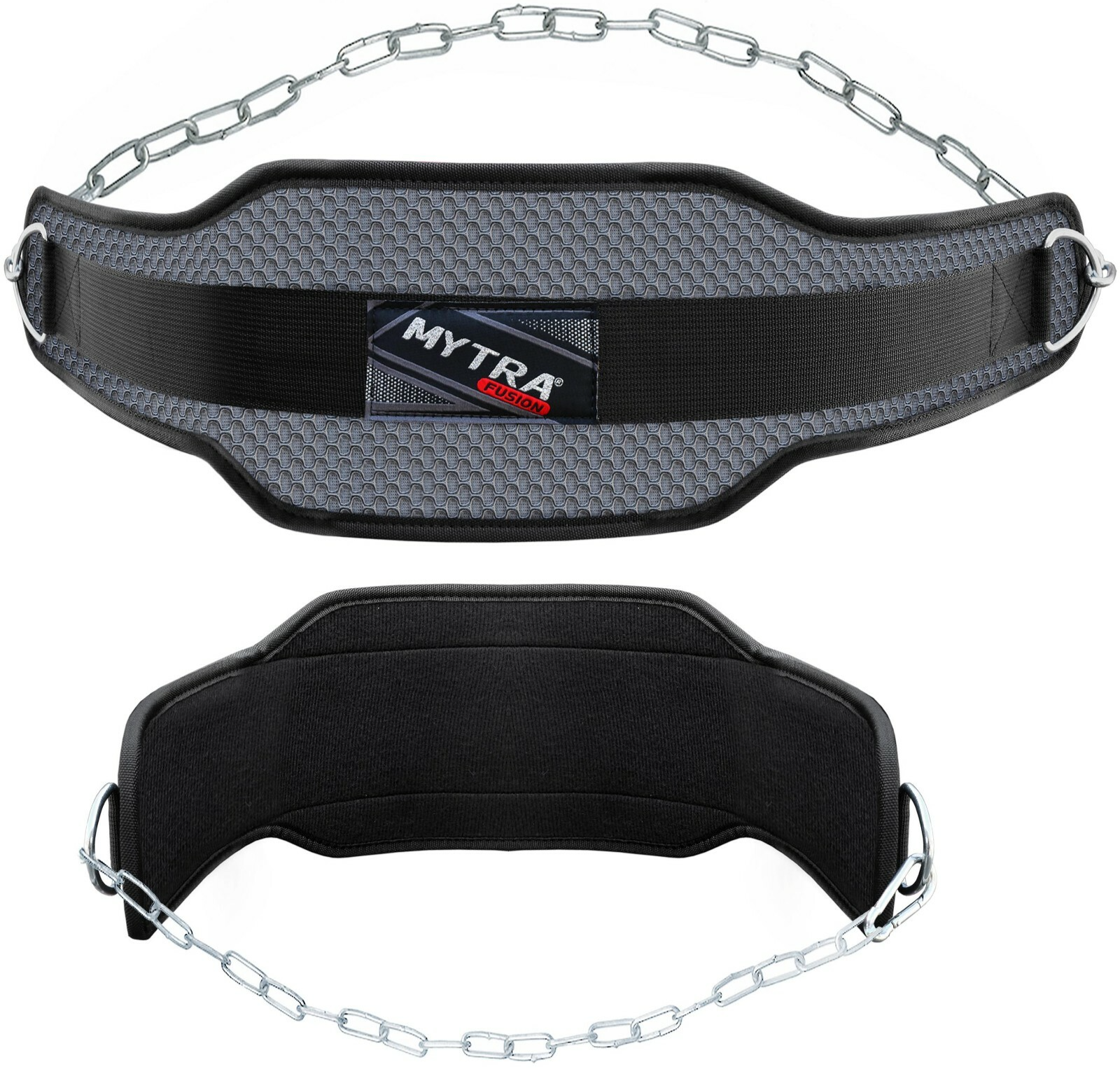 MYTRA Dipping Belt Weightlifting Bodybuilding Dip Up Belt With Chain Neoprene