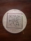 2012 Bitcoin Specie 1oz Silver Coin Round QR Code Free the Currency