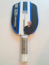 JOOLA Pro V Pickleball Paddle 16mm Raw Carbon Fiber Textured Surface- Agassi NEW