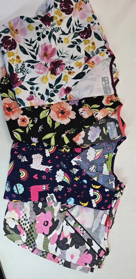 Lote de 4 ~ Camisas Médicas MED COUTURE Para Mujer Prendas para el torso Talla Pequeña Dickies Greentown M Foto 2 de 4