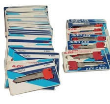 Assorted Lot Of 52 ILCO UNCUT WALLET KEY CARDS, Single & Double Key Cards NOS