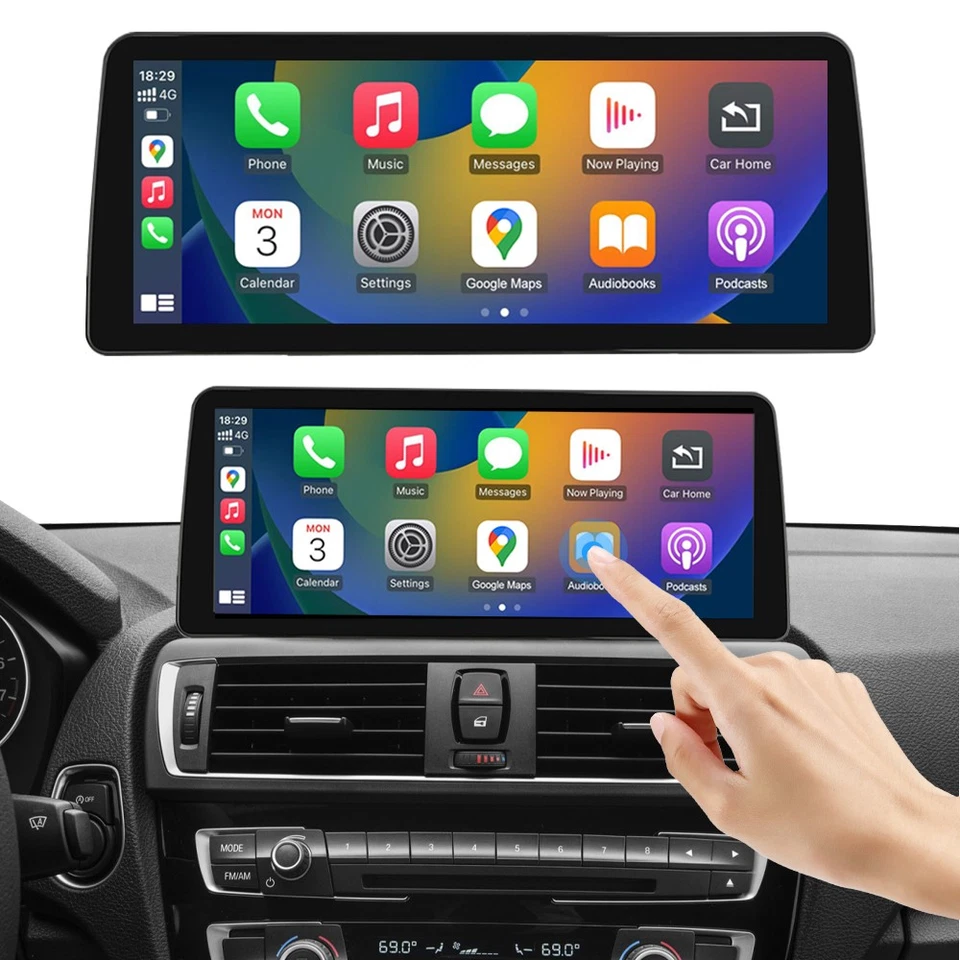 12.3'For BMW F20 F21 F22 F23 NBT Linux CarPlay Android auto USB EQ GPS Navi Auto Foto 2 de 4