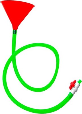 Original Beer Bong Funnel | Doppelter Biertrichter | Verstärkter Kunststoff | 