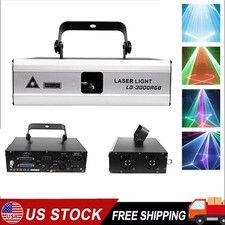 2W RGB Full-color Animation Laser Projector DJ Light ILDA Stage Laser Beam Ligz