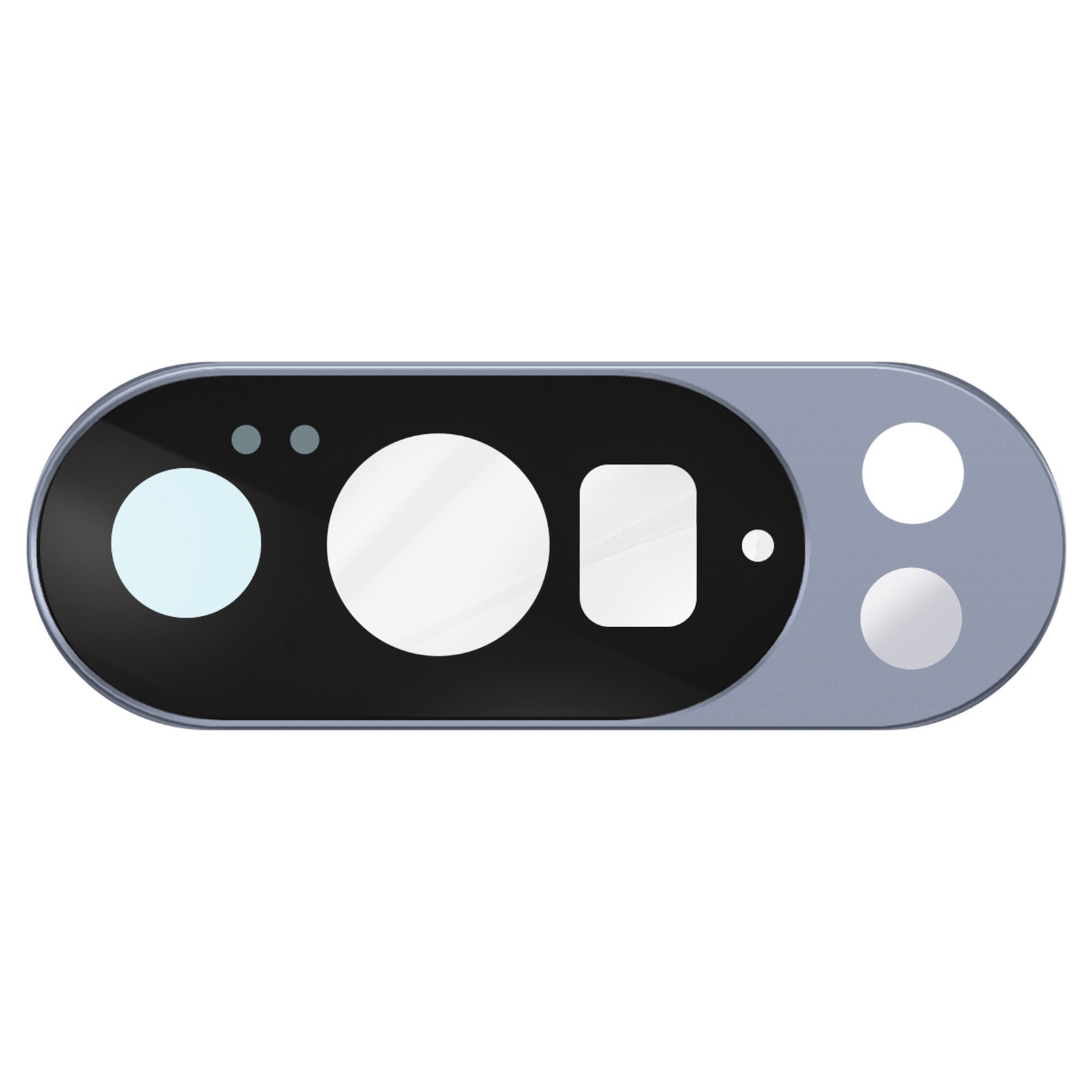 Lentille pour caméra Pixel 10 Pro en verre saphir et châssis gris alu