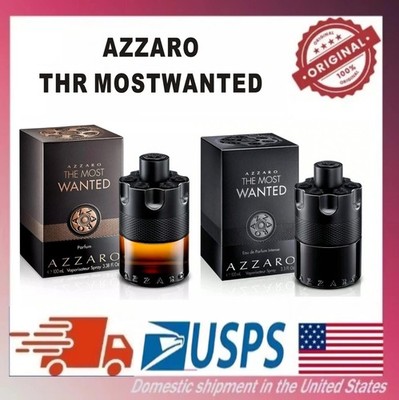 Azzaro Wanted Eau de Toilette for Men Fresh Spicy Woody Long Lasting Scent Gift