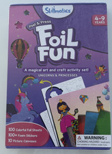 Skillmatics Foil Fun Unicorns  Princesses No Mess Art for Kids 2-9 Craft Kits
