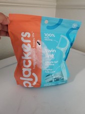 300 Count Cool Mint Plackers Twin-Line Dental Floss Tooth Picks Oral Flossers