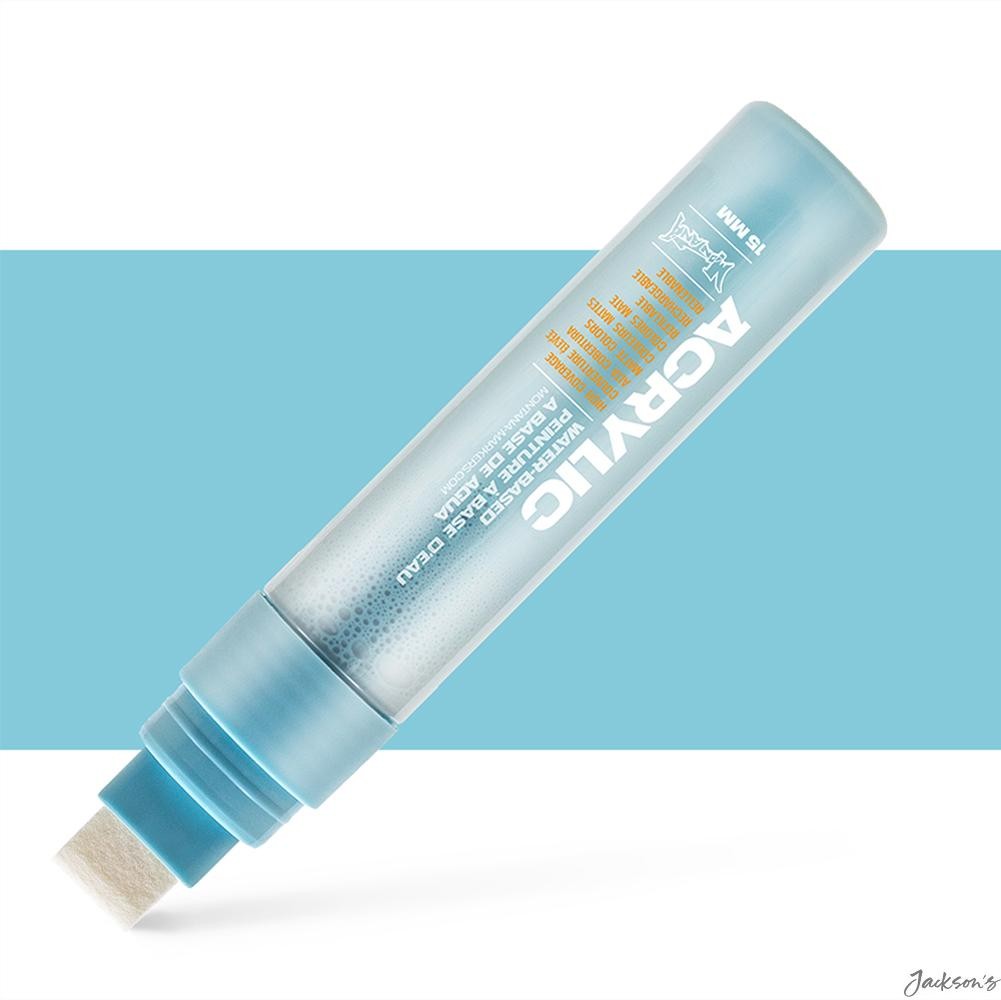 Montana Acrylic Marker 15mm Shock Blue Light For Multi Surface Painting