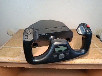 Logitech G Saitek Flight Yoke & Throttle Quadrant System PC J-U0004 *READ INFO*