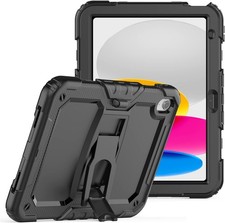 For iPad 10th Gen 11th Gen A16 11" Heavy Duty Case Kickstand Shockproof Cover